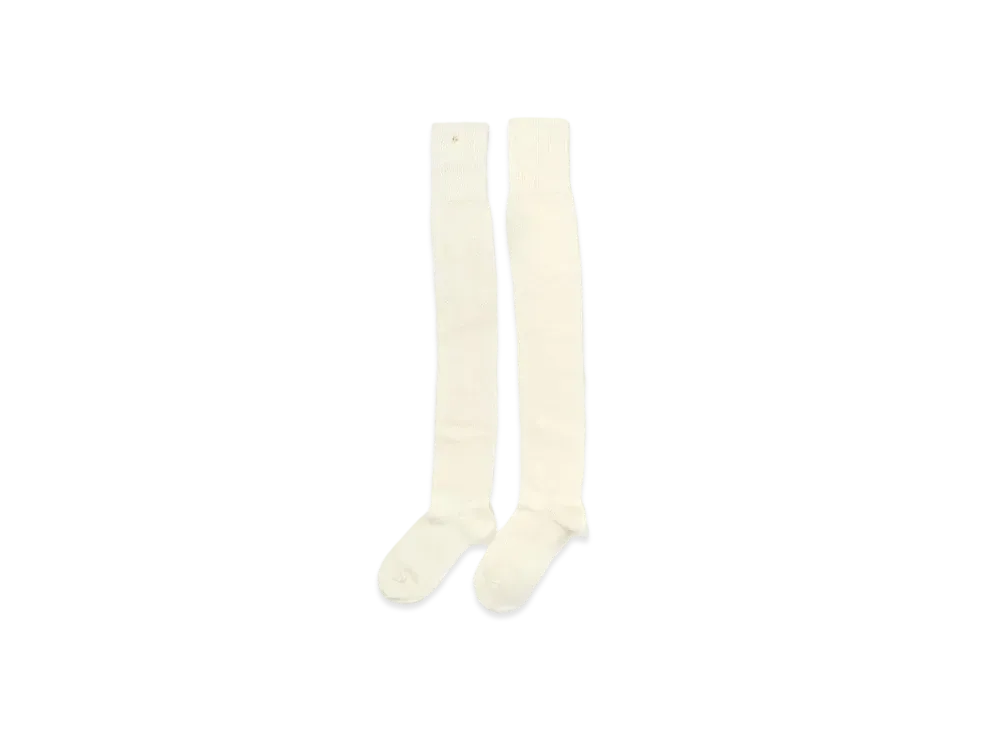 ANDANDMARY Baby Knit Knee High Sox "Ivory"
