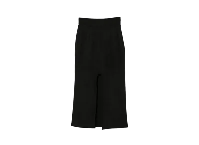 ANDANDMARY Quinn Slit Skirt "Black"