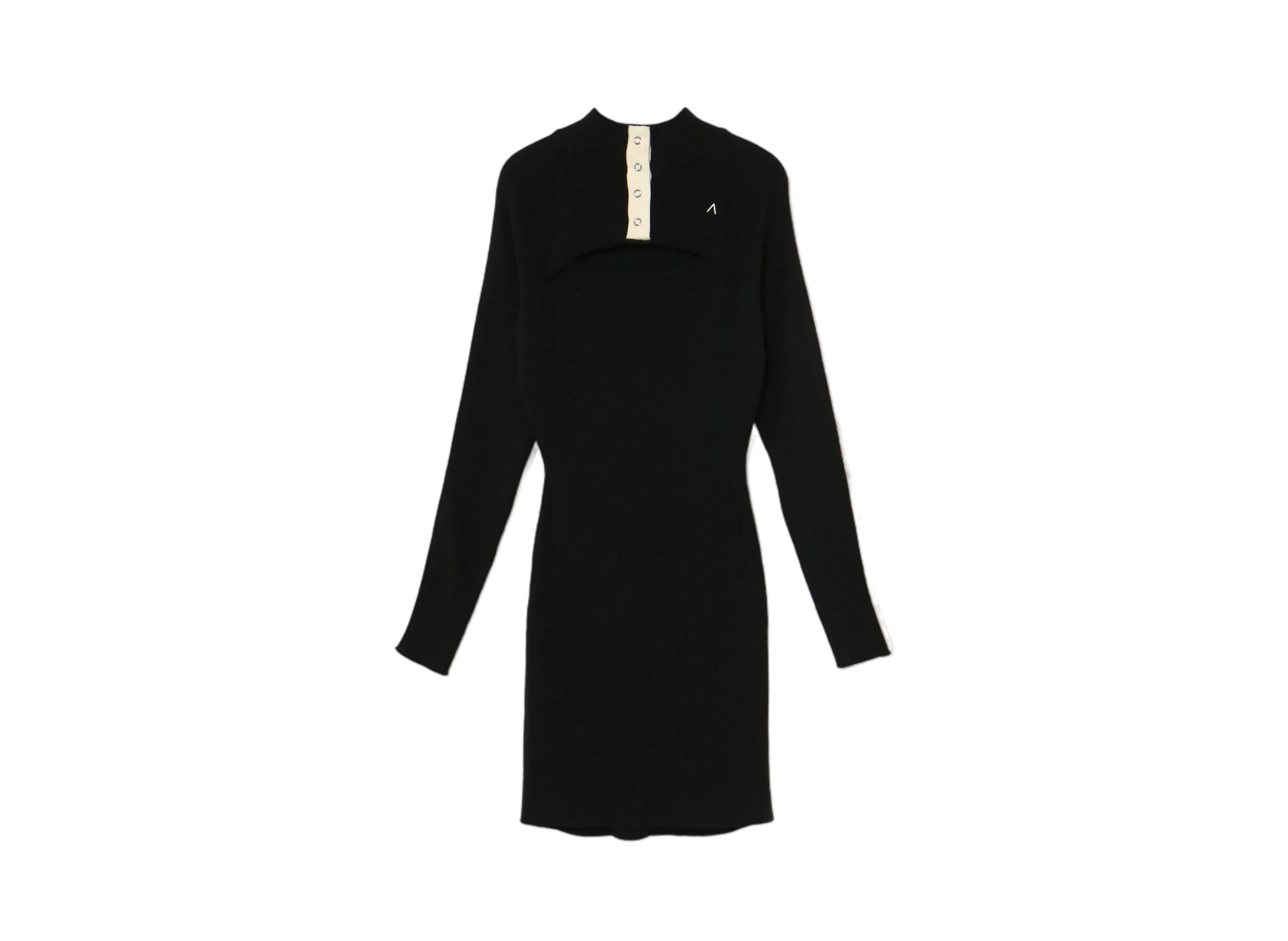 ワンピース andmary Ava line knit mini dress black ANDANDMARY Ava Line Knit Mini Dress 