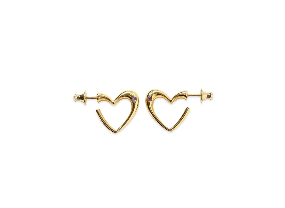 ANDANDMARY Mary Heart Pierce "Amethyst"