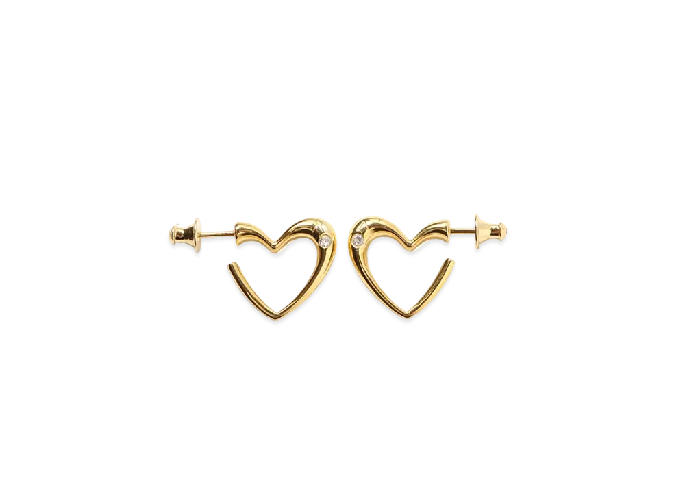 ANDANDMARY Mary Heart Pierce "Cubic Zirconia"