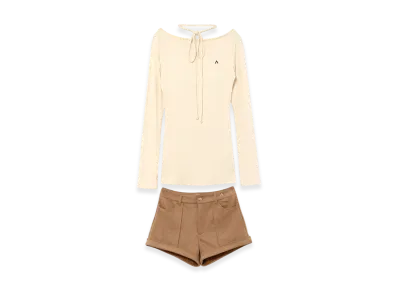ANDMARY Bruna Pants Set Up "Ivory"