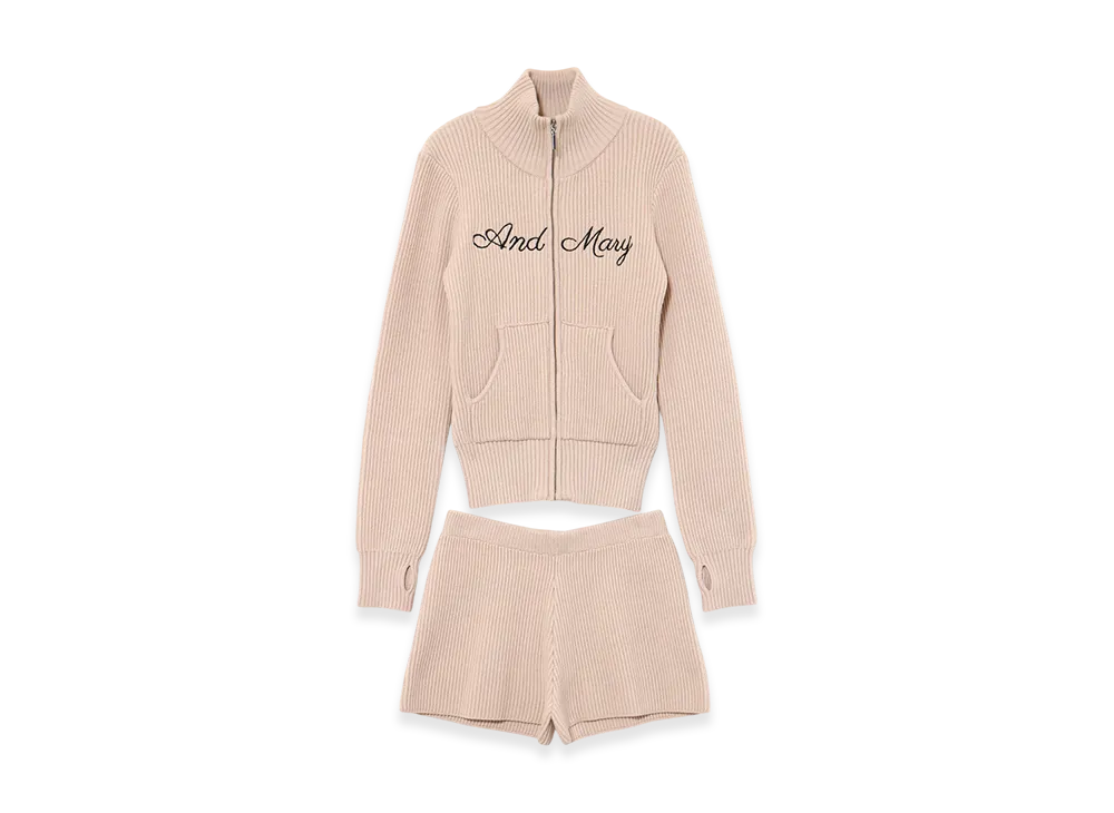 ANDMARY Letter Mary Logo Set Up "Beige"