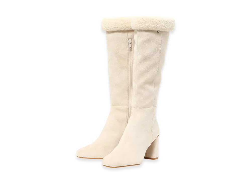 ANDMARY Sophy Boa Boots "Ivory"
