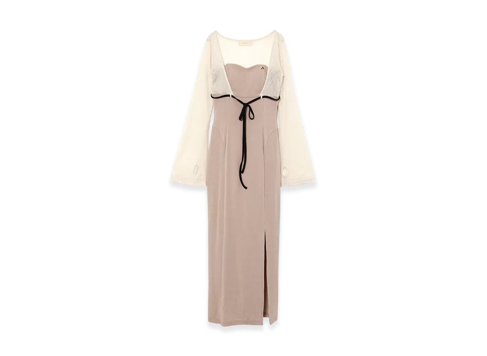 ANDMARY Grenda Pleats Set Mini Dress 
