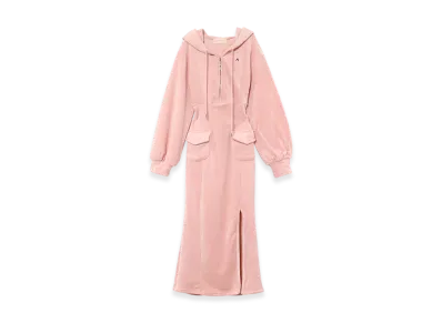 ANDMARY Wendy Lace Up Long Dress "Pink"