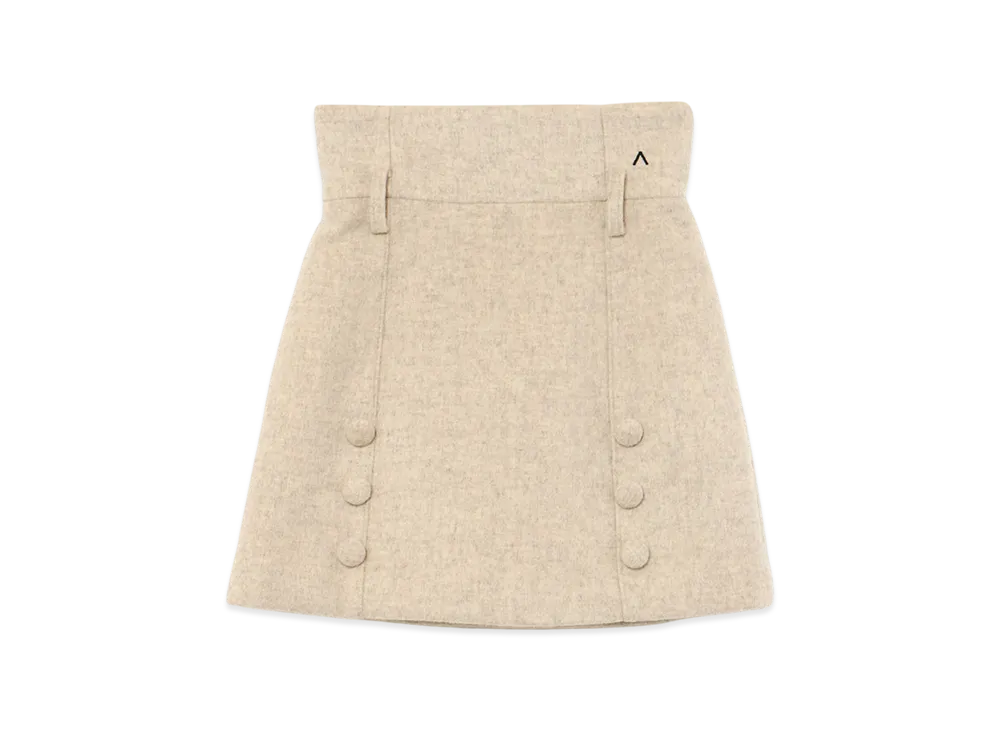 スカート Blair basic skirt andmary beige ANDMARY】Blair basic skirt
