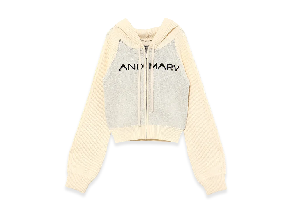 トップス Jeniffer knit hoodie set ANDMARY ANDMARY】Jeniffer knit hoodie set