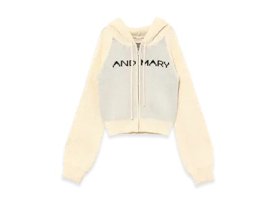 ANDMARY Jeniffer Knit Hoodie Set "Ivory"