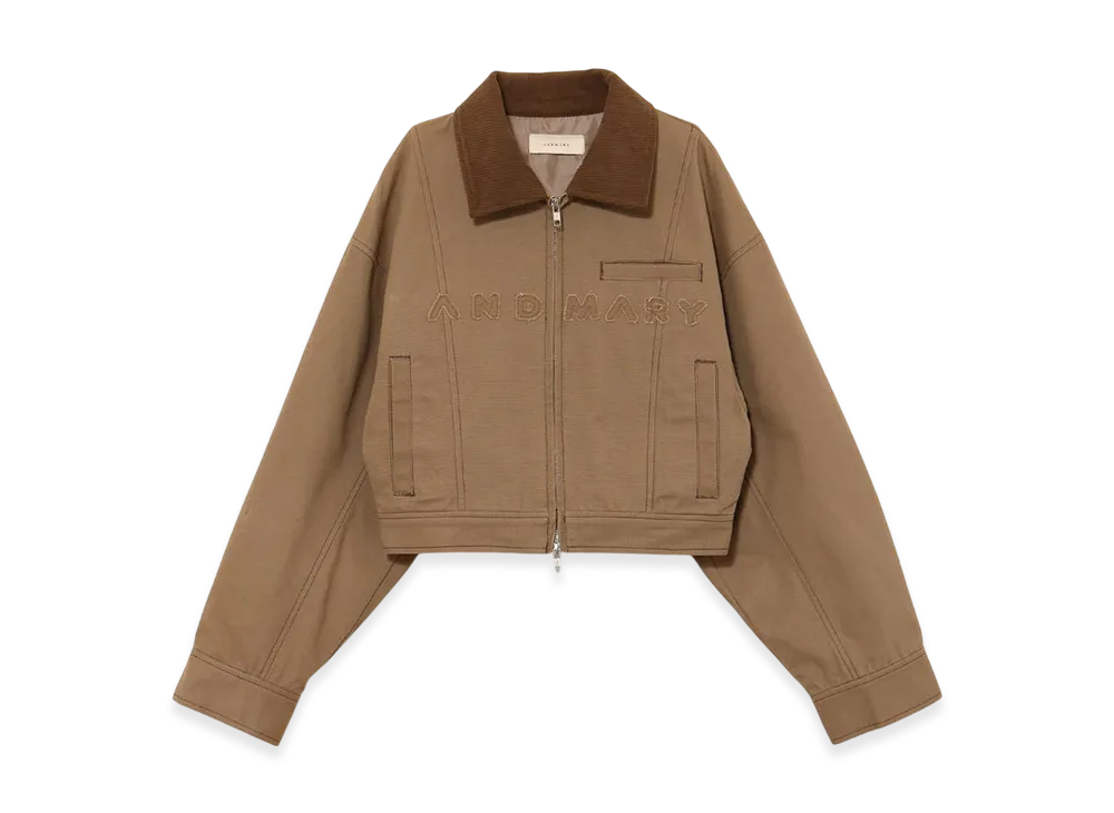 ANDMARY Harper Loose Twill Jacket "Beige"