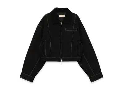 ANDMARY Harper Loose Twill Jacket "Black"