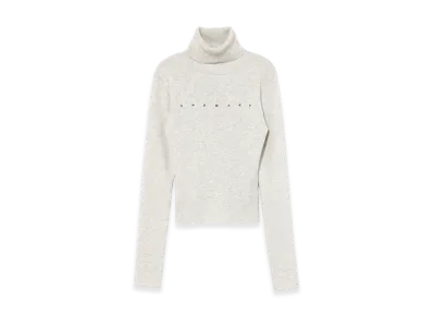 ANDMARY Mary Turtle Knit Tops "Gray"