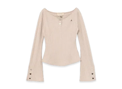 ANDMARY Dorothy Heart Tops "Beige"