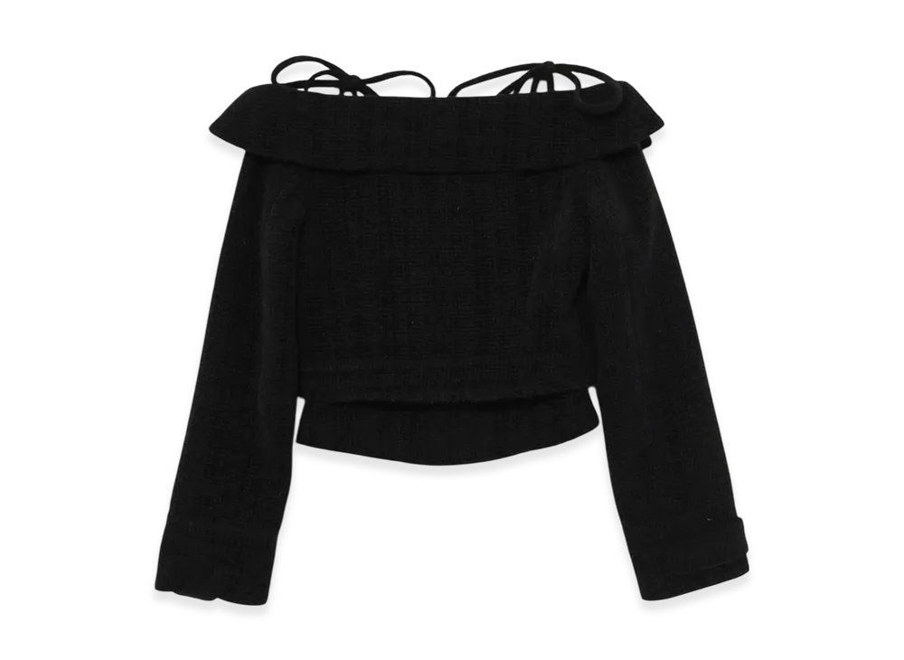 ANDMARY Twiggy Tweed Jacket Set "Black"