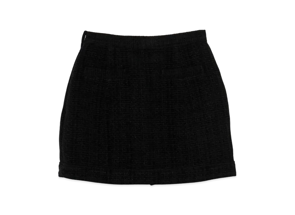 ANDMARY Twiggy Tweed Mini Skirt "Black"