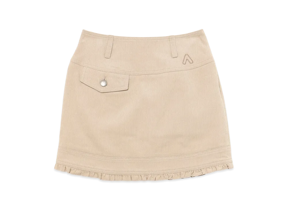 ANDMARY Elsa Corduroy Mini Skirt "Beige"