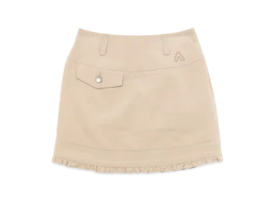 ANDMARY Elsa Corduroy Mini Skirt "Beige"