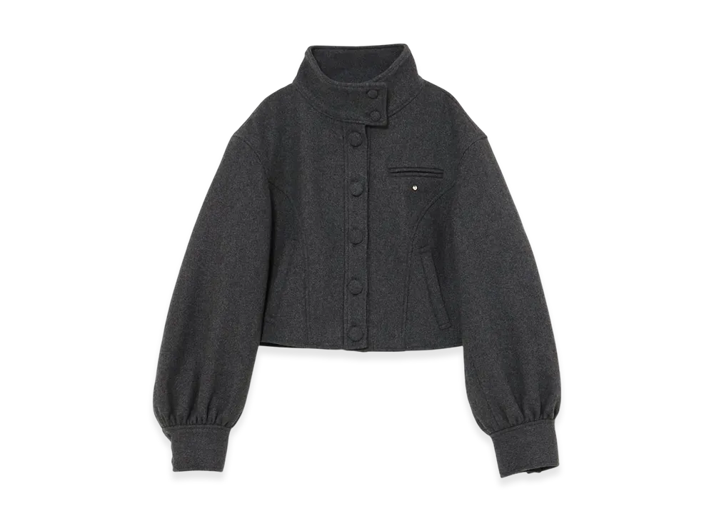 ANDMARY Zoey Stand Neck Jacket "Gray"