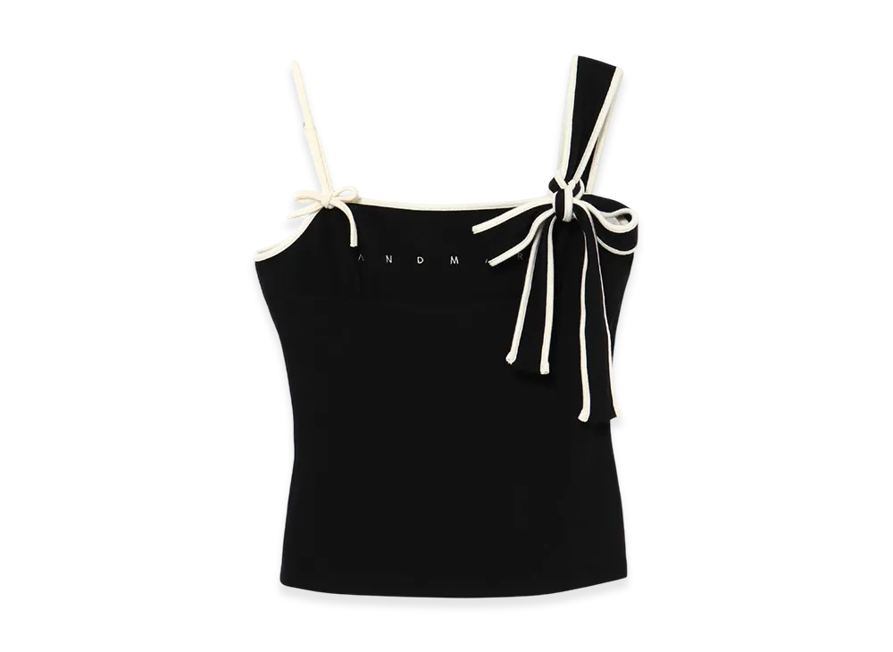 ANDMARY Bella Ribbon Tank "Black"