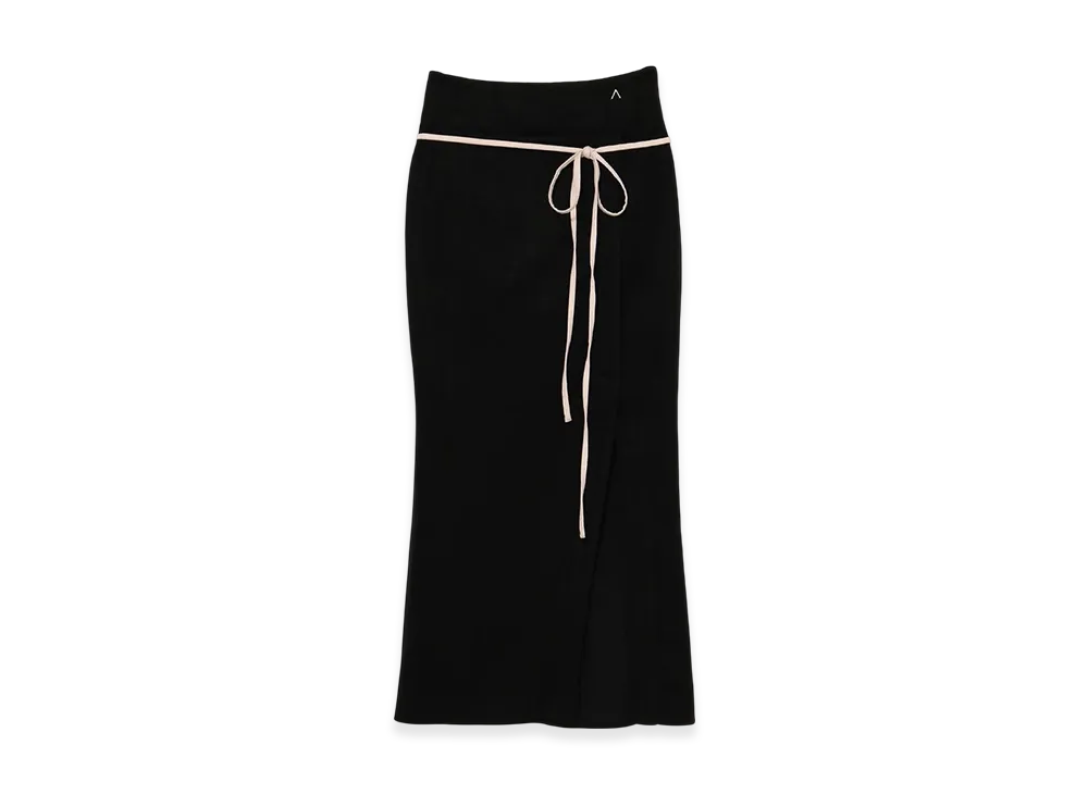 ANDMARY Ribbon Mermaid Skirt "Black"
