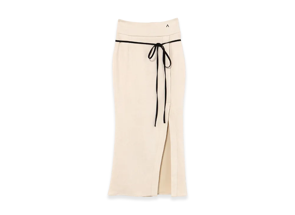 ANDMARY Ribbon Mermaid Skirt "Ivory"