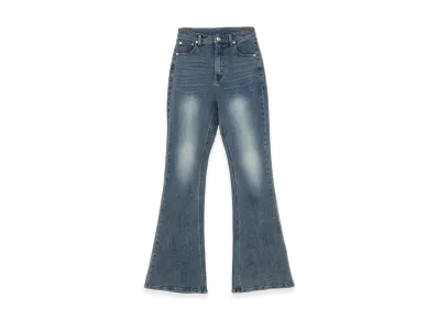 ANDMARY Lacey Ribbon Heart Hip Denim "Blue"