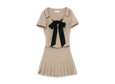 ANDMARY Robin Ribbon Set Up "Beige"