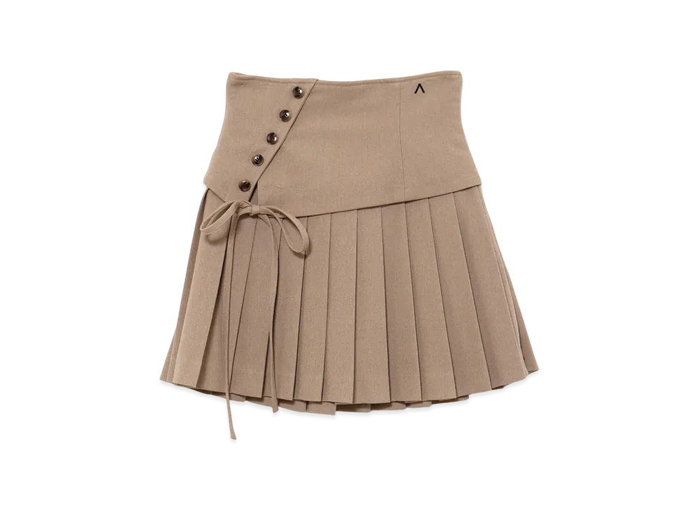 ANDMARY Jade Highwaist Mini Skirt "Beige"