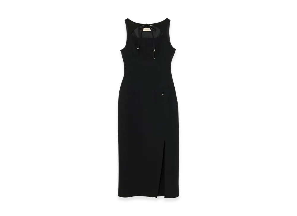 ANDMARY Navi Ribbon Long Dress "Black"