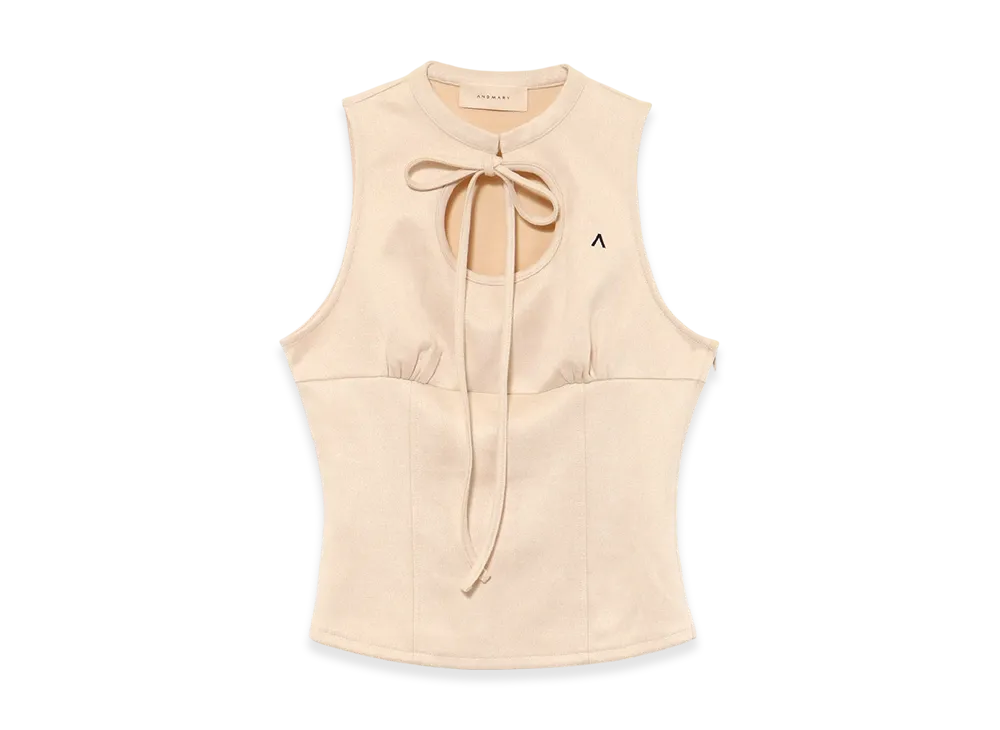 ANDMARY Retty Silky Tank "Beige"