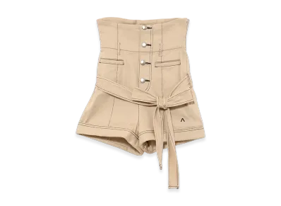 ANDMARY Highwaist Ribbon Pants "Beige"