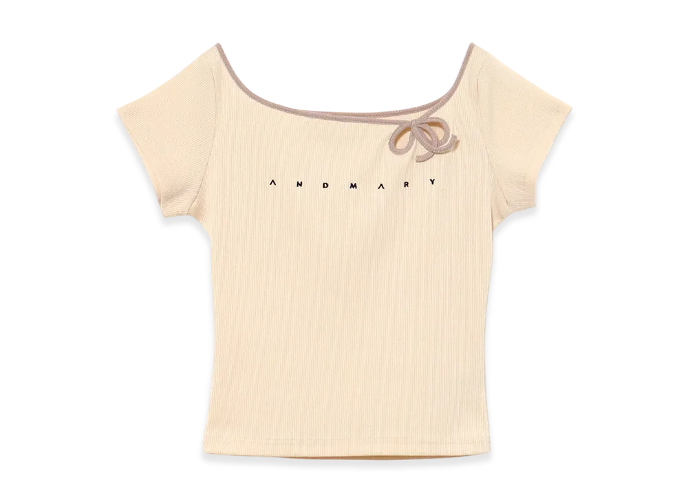 ANDMARY Baby Ribbon Tops "Ivory"