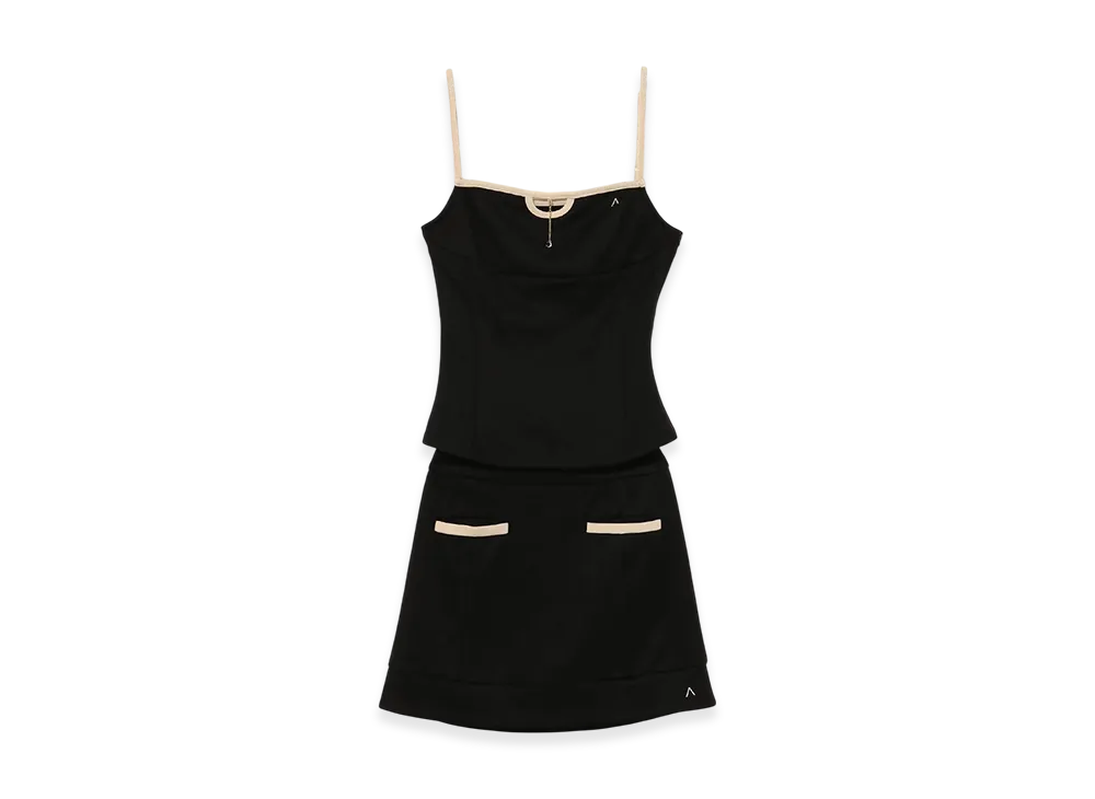 ANDMARY Charm Camisole Set Up "Black"