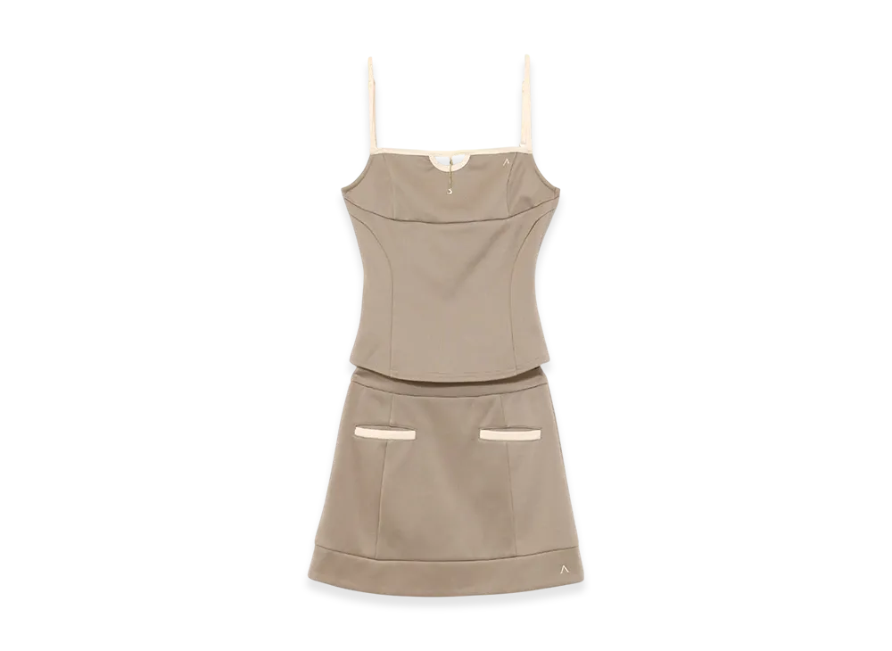 ANDMARY Charm Camisole Set Up "Beige"