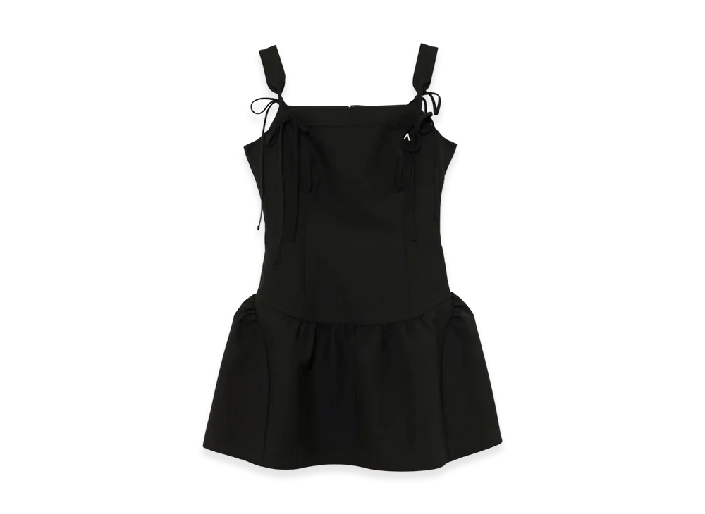 ANDMARY Elsie Flare Mini Dress "Black"