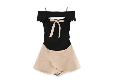 ANDMARY Kite Ribbon Set Dress "Black"