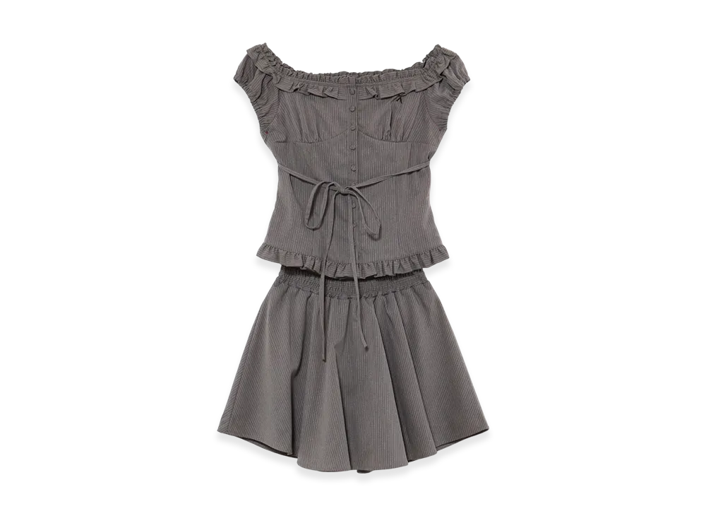 ANDMARY Matilda Frill Set Up "Gray"