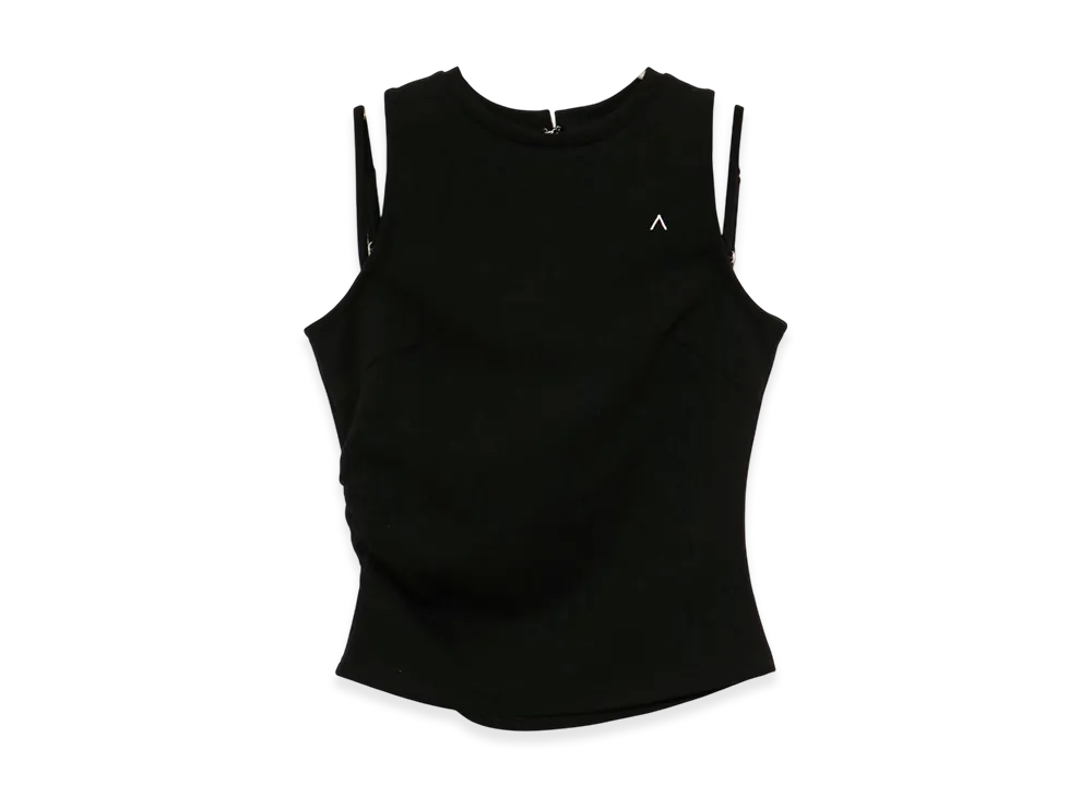 ANDMARY Heart Point Tops "Black"