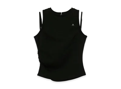 ANDMARY Heart Point Tops "Black"