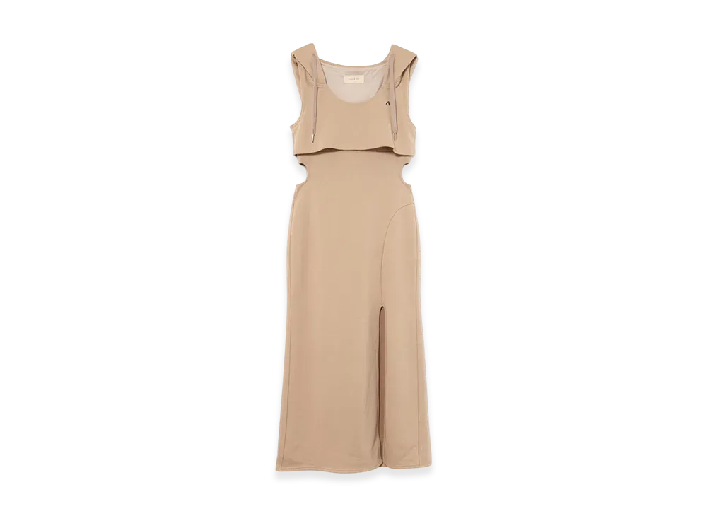 ANDMARY Nora Slit Dress "Beige"