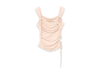 ANDMARY Lotta Baby Ribbon Tops "Pink Beige"