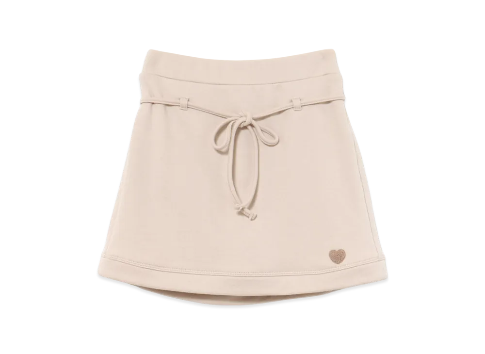 ANDMARY Mary Heart Skirt "Beige"