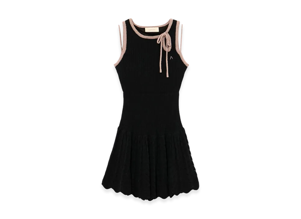 ANDMARY Heart Crochet Mini Dress 