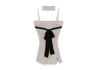 ANDMARY Candice Ribbon Bare Tops "Gray"