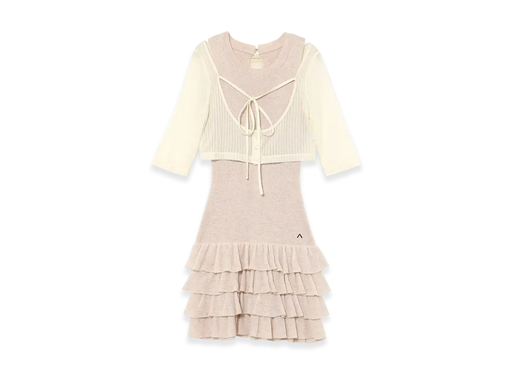 ANDMARY Sophia Frill Set Dress 