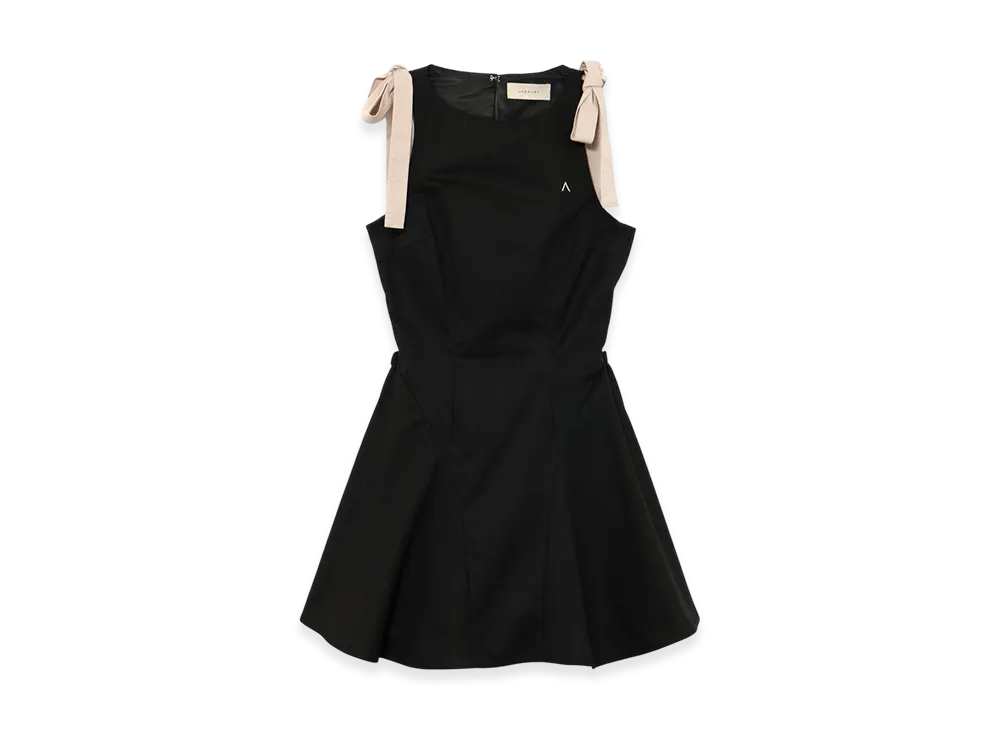 ANDMARY Jozy Ribbon Flare Mini Dress 