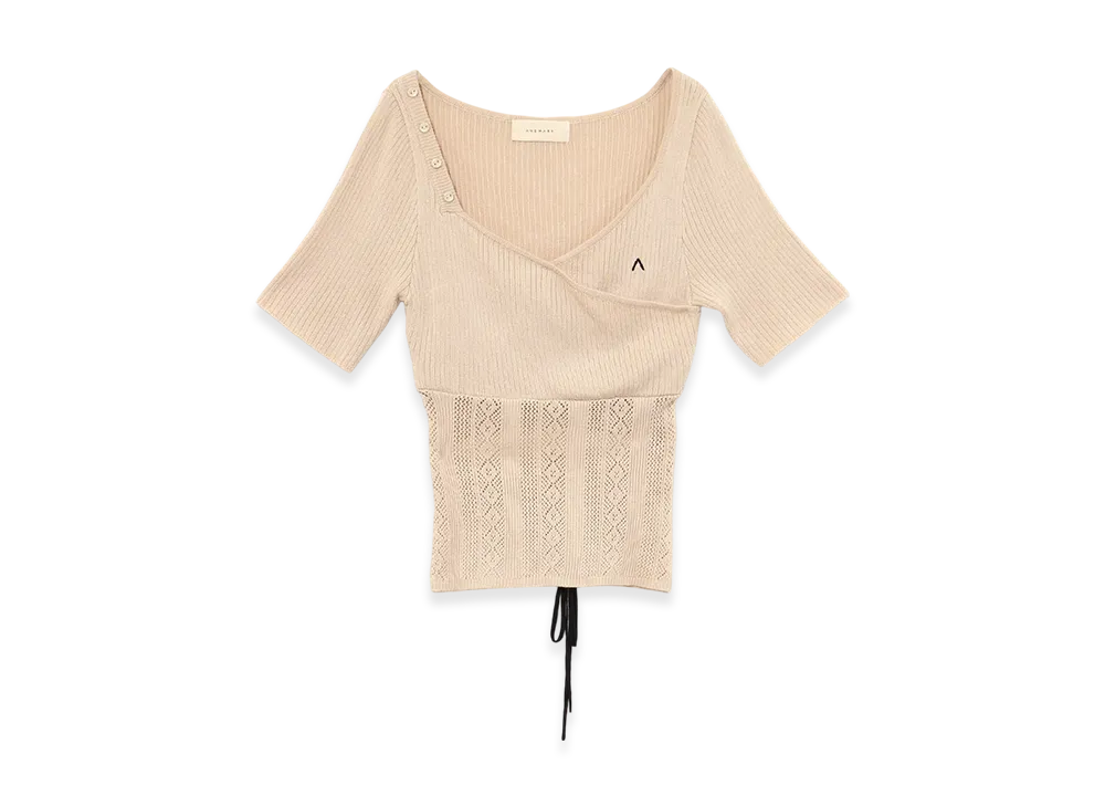 ANDMARY Riri Cachecoeur Tops "Beige"