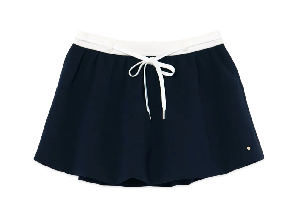 ANDMARY Murphy Flare Mini Skirt "Navy"