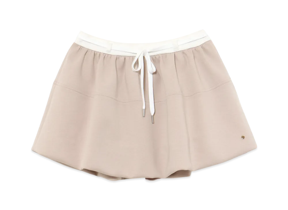 ANDMARY Murphy Flare Mini Skirt "Beige"
