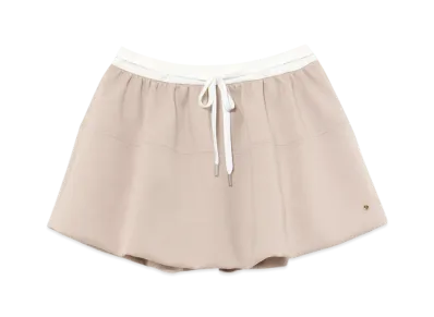 ANDMARY Murphy Flare Mini Skirt "Beige"